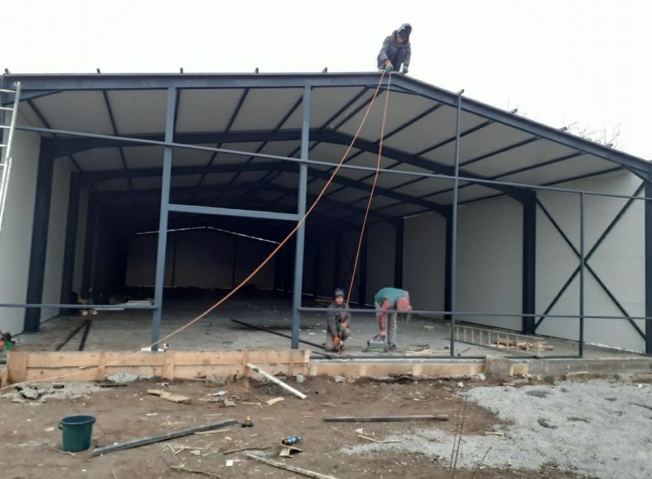 Vând hale metalice conform proiectului dvs lucrăm fără avans