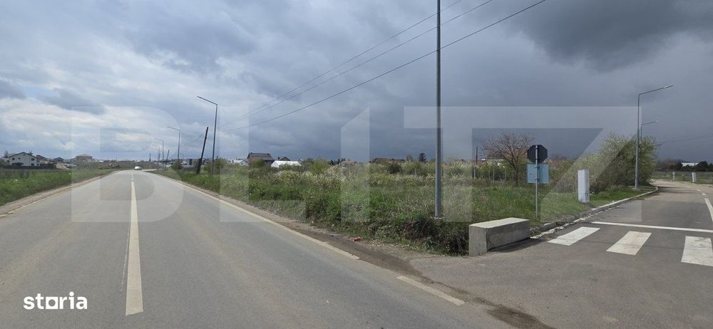 Teren intravilan, 5000 mp, 3 fronturi, zona Carcea, Hanul cu Ponei