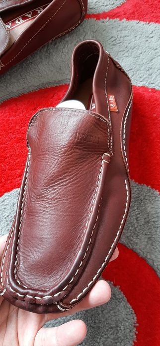 Espadrile prada barbati marime 40 26 cm piele naturala noi