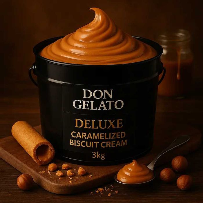 Крем пълнеж с бисквитен вкус Don Gelato Bisco | 1 кг / 3 кг / 10 кг
