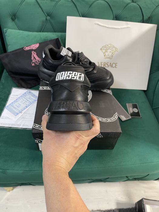 Adidasi Versace Odissea piele naturala colectie noua Full Box