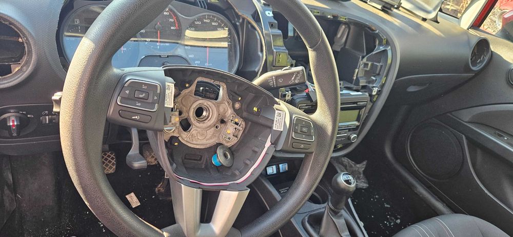 Volan comenzi + airbag volan + cablaj Seat Leon