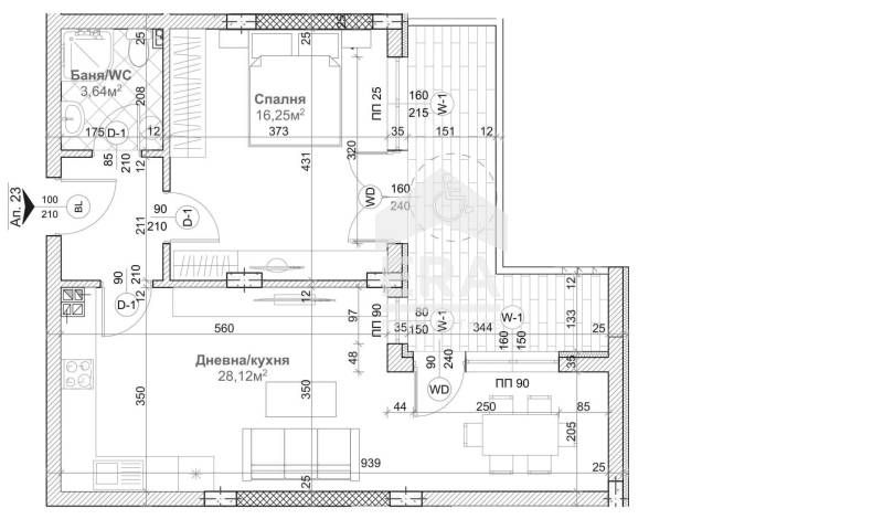 Продава се Двустаен апартамент в Варна, Левски - 86 кв.м за 942 €/кв.м - Снимка #5