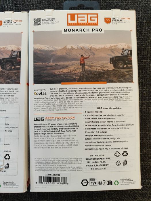 Husa UAG MONARCH Pro KEVLAR (Albastru) pt. Samsung Galaxy S25 Ultra