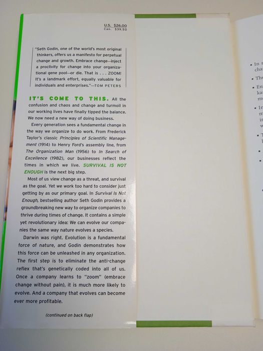 Сет Годин - Оцеляването не е достатъчно Seth Godin книга