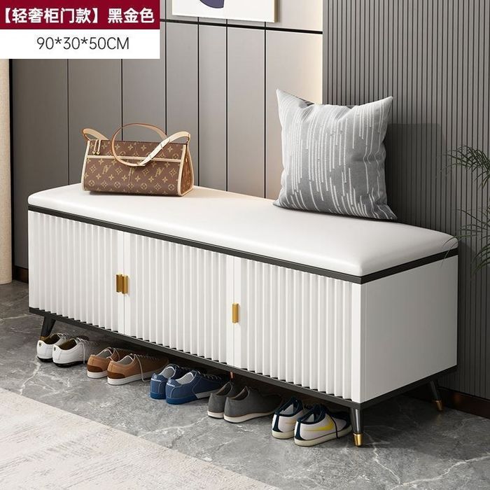 Шкаф подставка для обуви с пуфиком