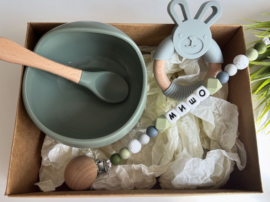 Силиконов клипс / държач за биберон