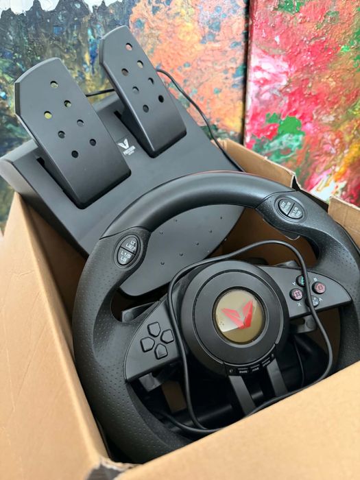 Volan gaming, Volkano, VX Gaming Precision, 180° reglabil, 3 nivele sensibilitate