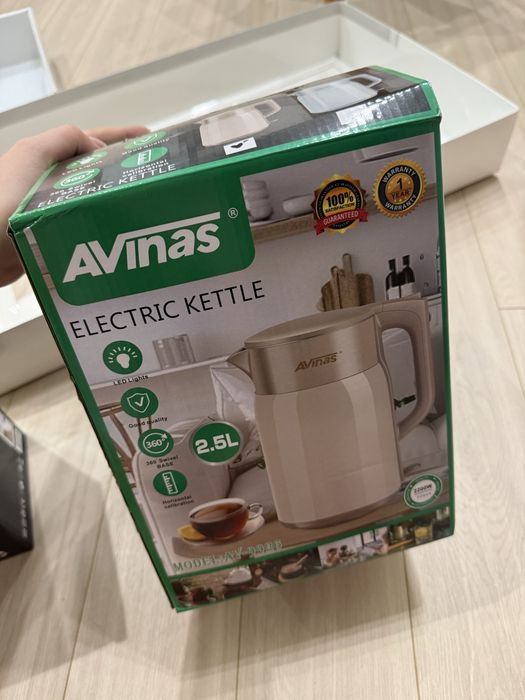 Новый электрический чайник Avinas