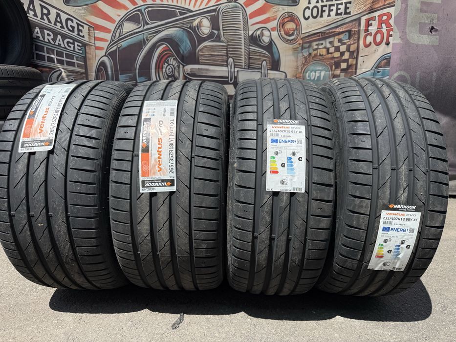 265/35 R18 + 245/40 R18 HANKOOK VENTUS anvelope noi vara BMW E39