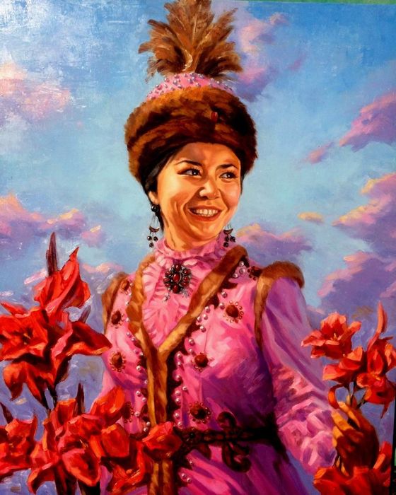 Профессиональный художник рисует портреты