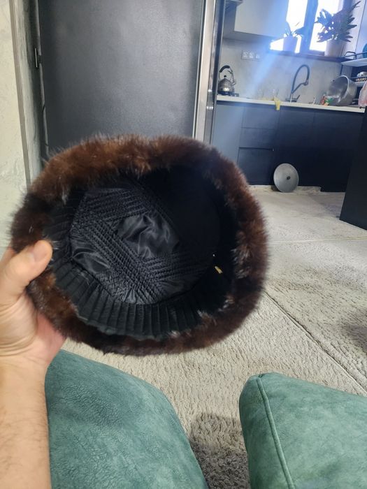 Натуральная норковая шапка.Новая..