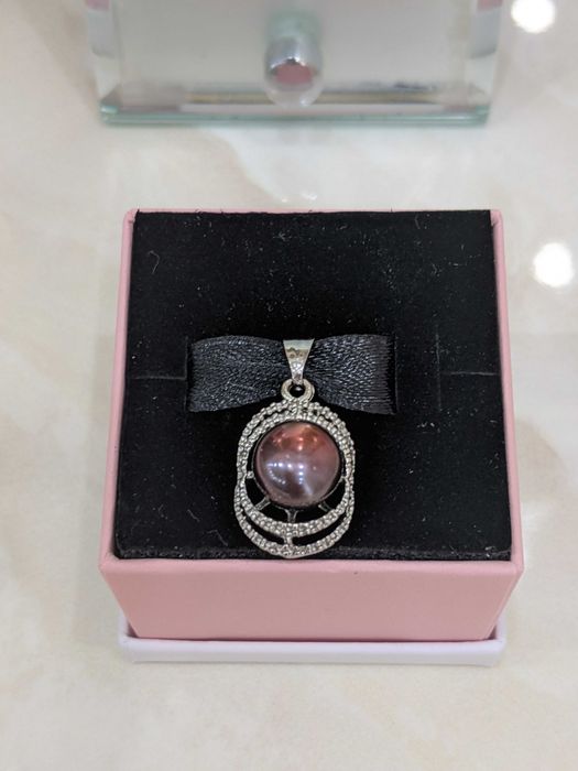 Кулон жемчуг позолота Шри Ланка