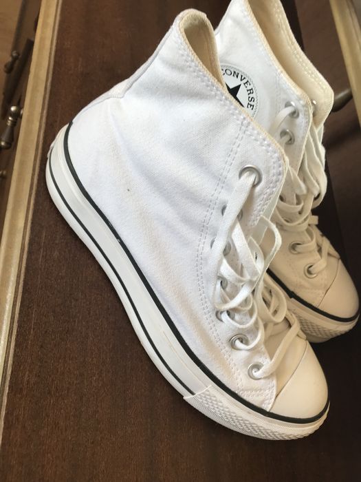 Converse бели кецове