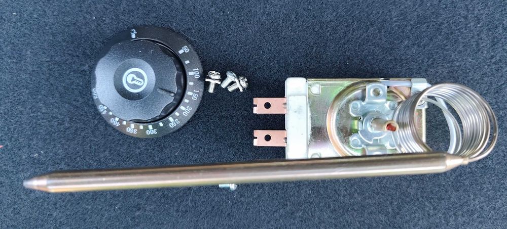 Термостат, терморегулатор 50-500 градуса, 33А, за фурна за пица