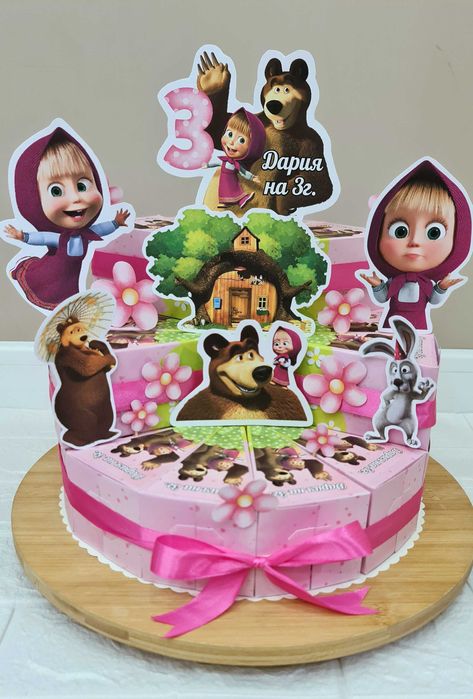 Картонена/хартиена торта с  пълнеж