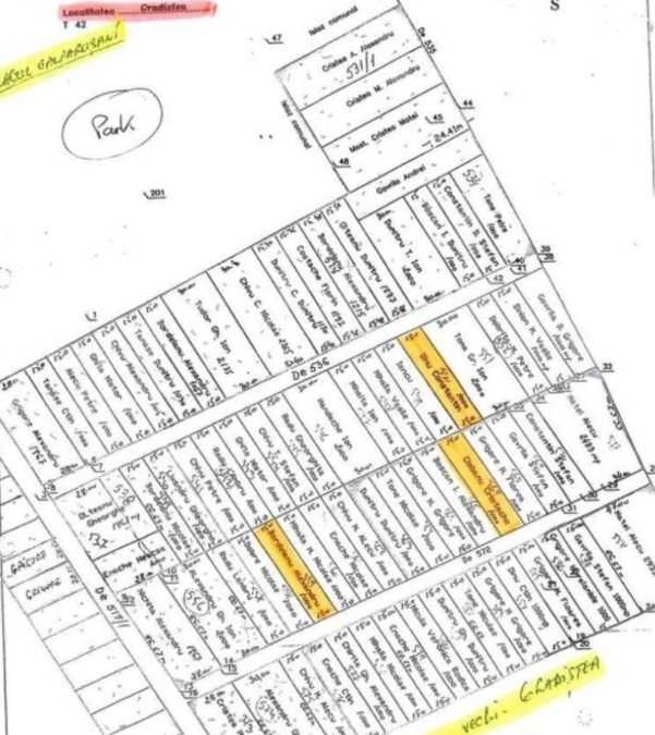 Teren Gradistea, 1000 mp