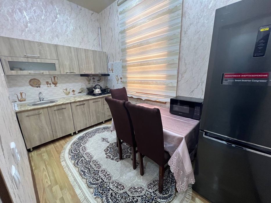 Сдается 2х комнатная квартира
С обстановкой ЛЮКС 
В городе Алмалык