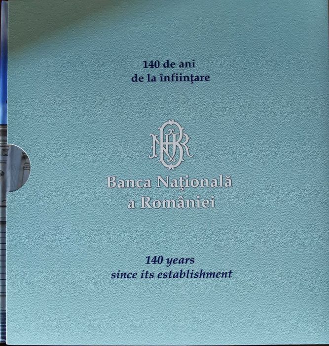 Album filatelic "BNR - 140 de ani"