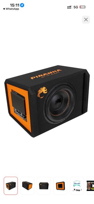 савбуфер dl piranha a12 черный