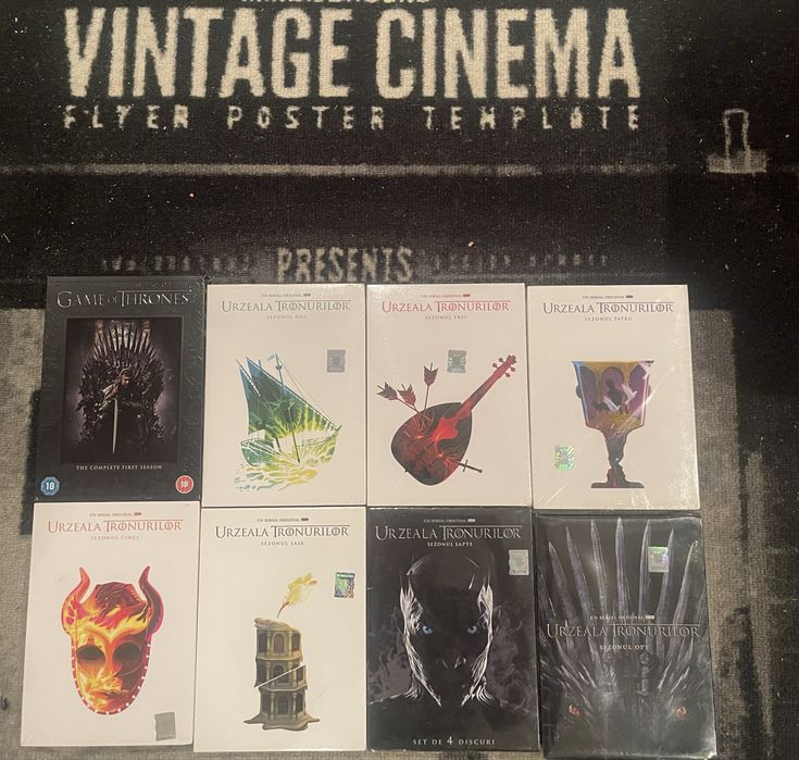 Film Serial Game of Thrones / Urzeala Tronurilor Colectia completa 1-8 DVD (Originale)