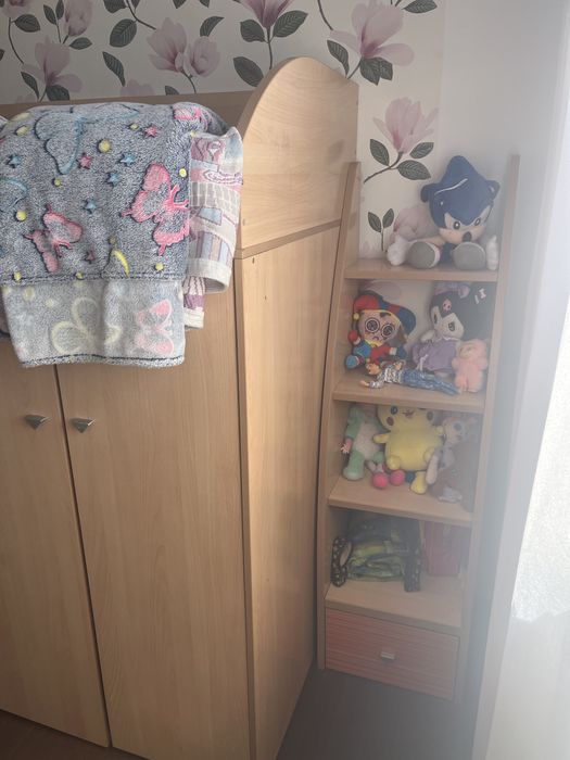 Кровать Чердак  Шкаф Стол Лестеиц