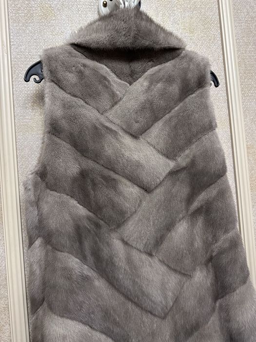 Норковая жилетка
