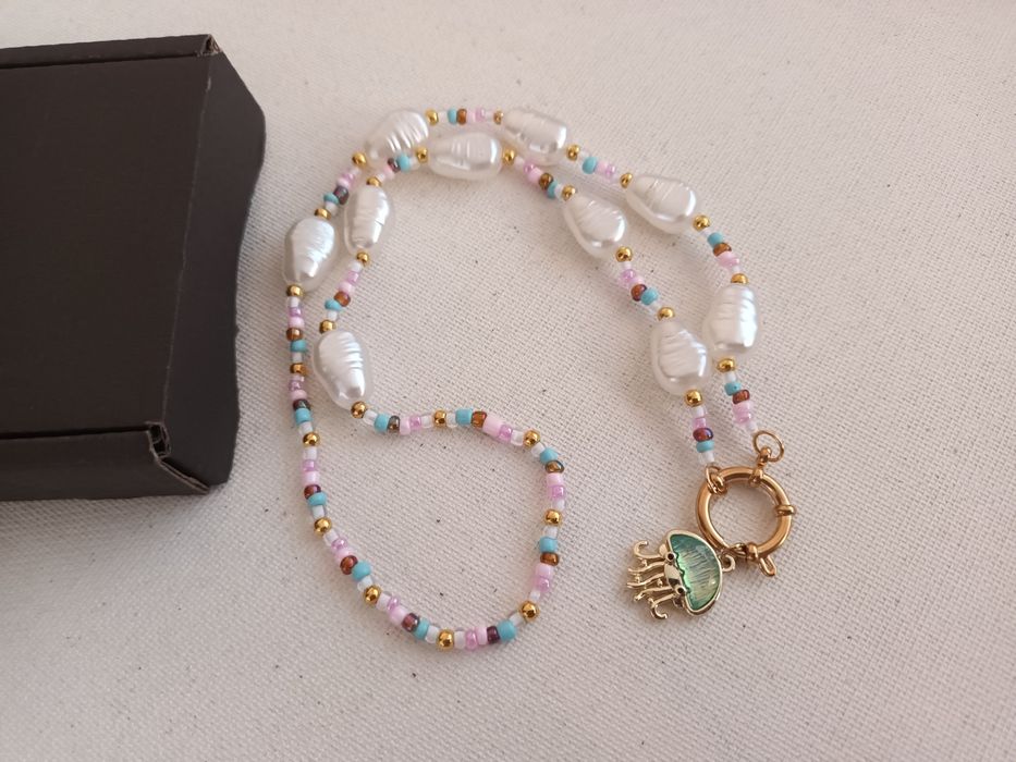 НОВО колие ръчна изработка с медуза, Спиди/лично предаване