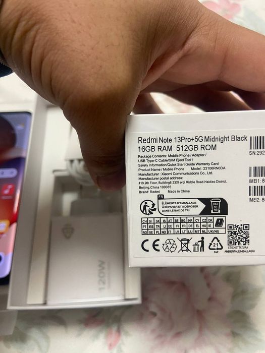 Redmi note 13 pro puls 5g 16/512 + ESIm o'qiydi