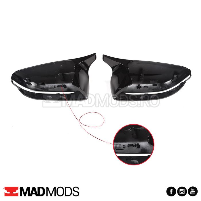 Set capace oglinzi M BMW G11 G12 G15 G16 G20 G21 G22 G23 G28 G30 G31