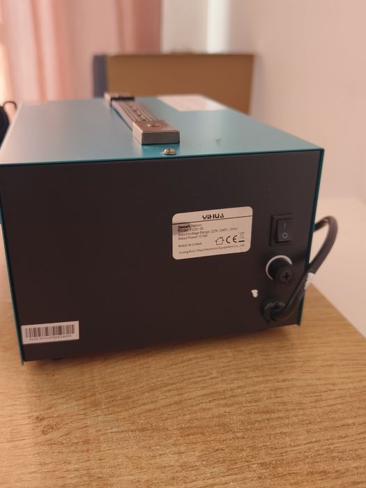 Комбинирана станция за запояване YiHUA 852D+SE „2 в 1“ (с вградена помпа)