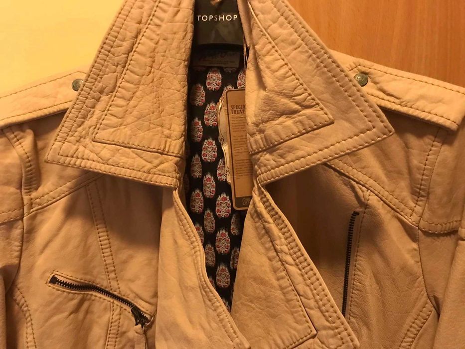 Geaca dama- piele Wrangler original cu etichete-noua-M