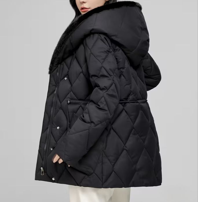 Дамско зимно яко в черно