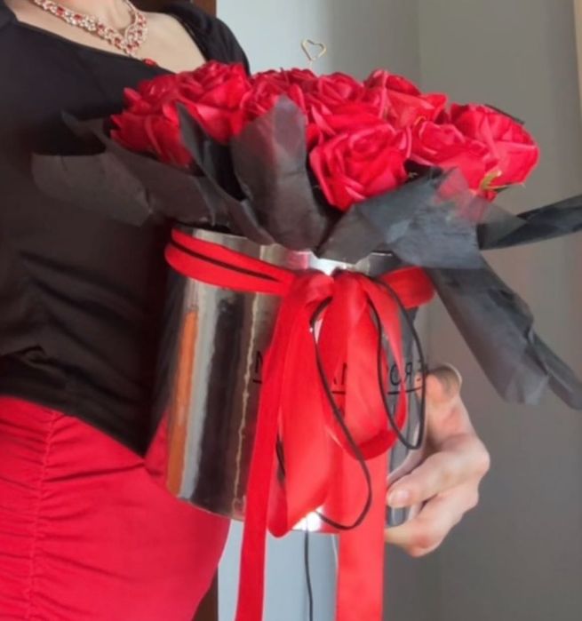 Мыльный букет роз