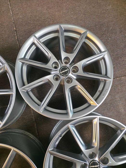 4 Jante Aliaj 5x112 18'' Borbet 2025 - Audi A3 A4 A5 A6 A7 Q3 Q5 / VW Golf Touran Caddy Sharan Tiguan Passat / Skoda Octavia Superb Kodiaq YETI CA NOU