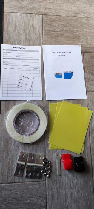 Kit complet 4 celule Lifepo4 100Ah 12V Easun - Include banda bushbars protectii etc