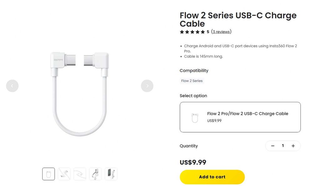 Insta360 Flow 2 Pro Arctic White + Mic Bundle + AI Tracker | Закупен от САЩ | Като нов