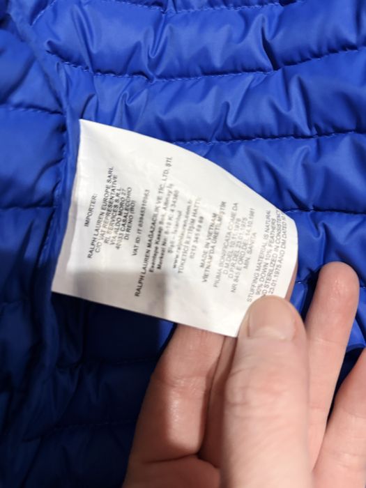 Geaca baieti Ralph Lauren, albastra, 2 ani