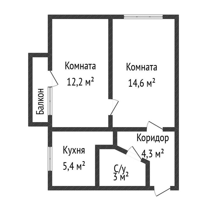 Продам 2комн квартиру