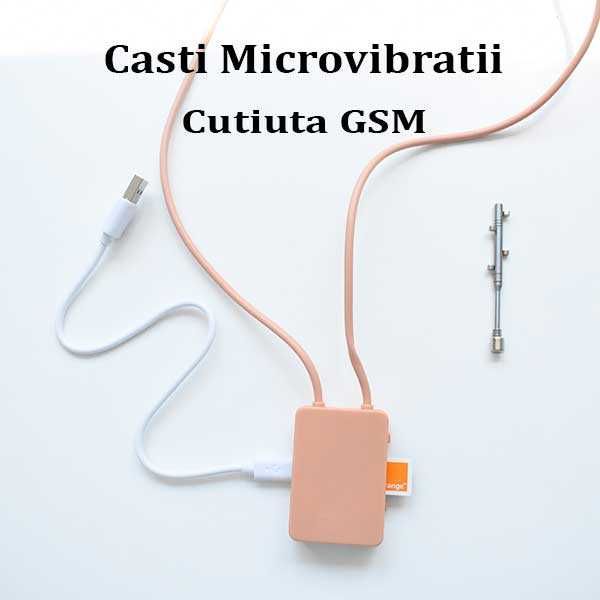 Casca de Copiat cu Camera Video Profesionala FARA Fire/Cabluri/Telefon