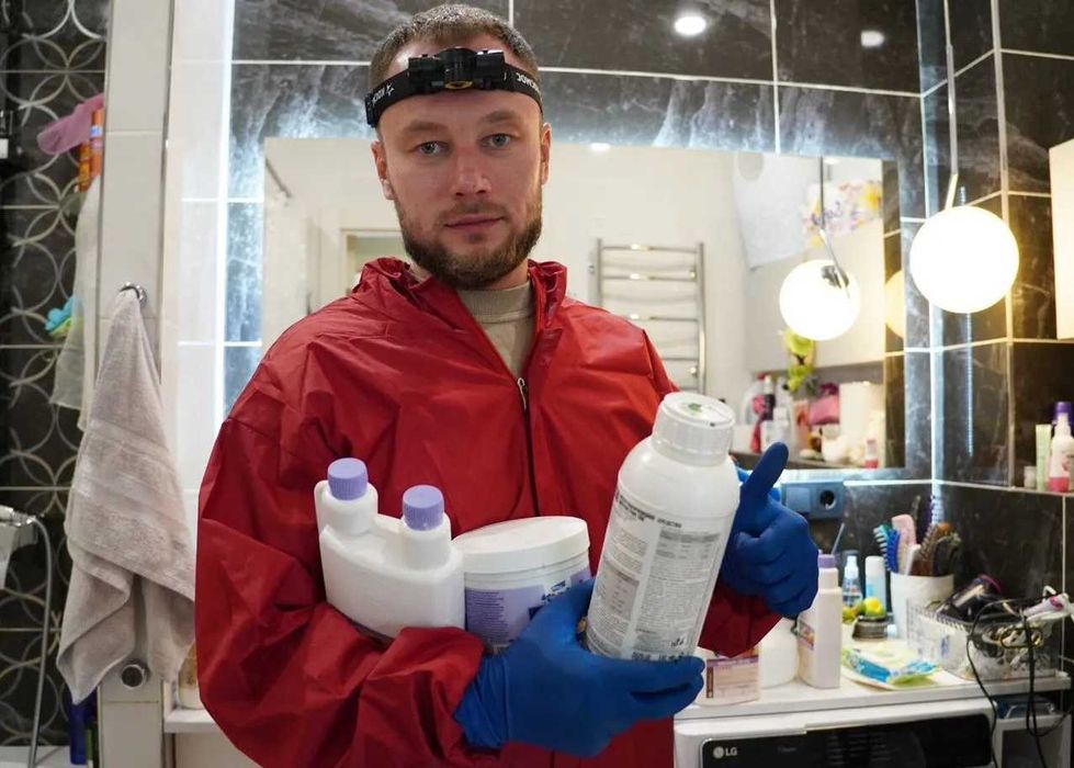 Дезинфекция Dezinfeksiya уничтожение насекомых запах микробы бактерии