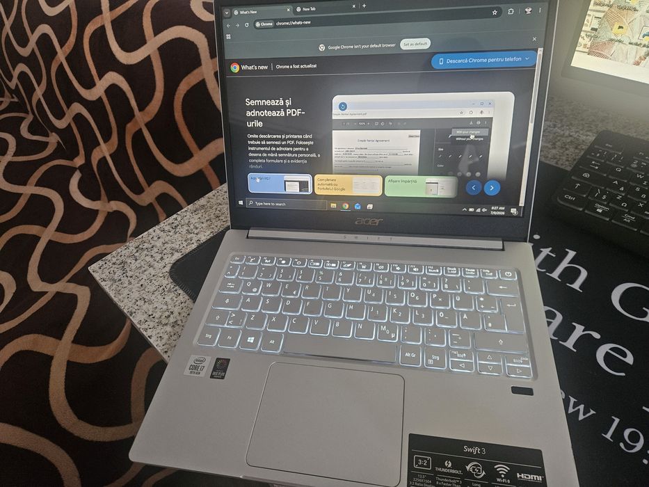 Laptop Premium Acer Swift 3 (SF313-52) - Intel i7, Ecran 2K, Ultraportabil