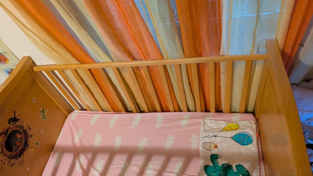 Vindem pătuțul nostru.