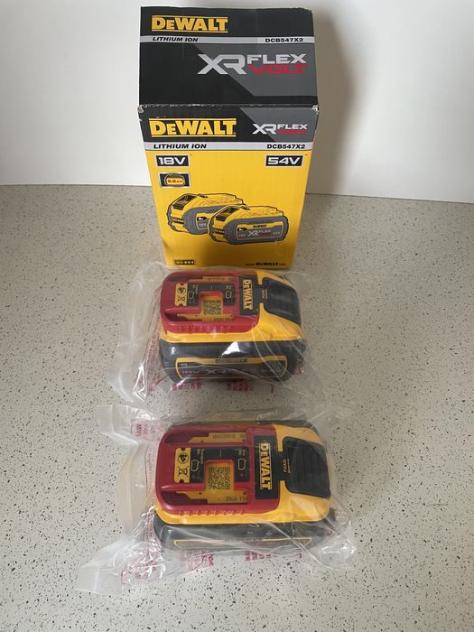 DeWALT DCB547X2 XR. FLEXVOLT Set 2 Baterii 9AH./ (2026.) Original, Nou !