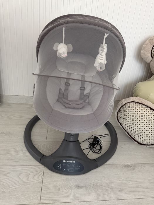 Kikkaboo Електрическа люлка Codie Dark Grey