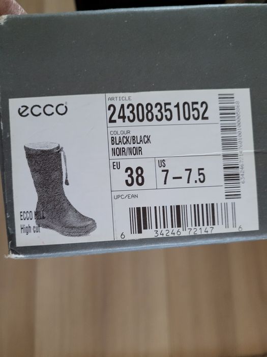 Ecco/ cizme dama gore tex, de zapada, 38