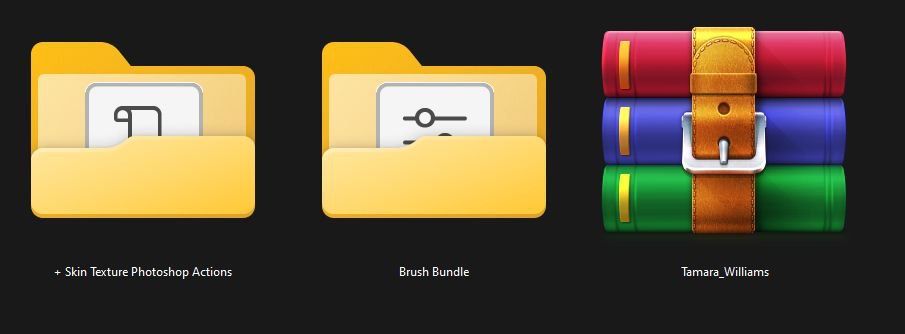 Tamara Williams - набор для ретуши