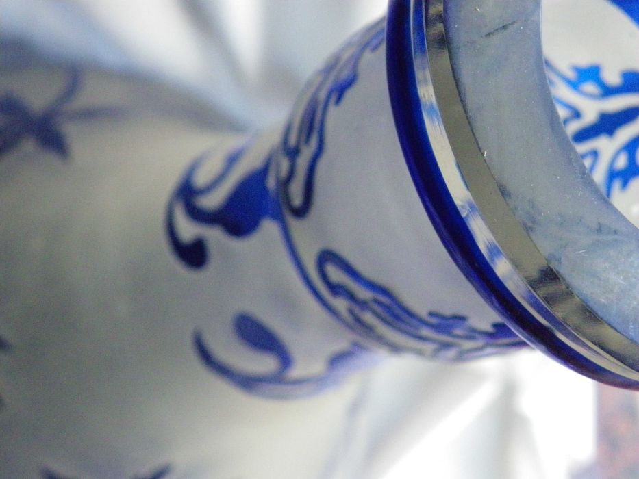 Съд -двуслойно камео стъкло, стил "Galle"