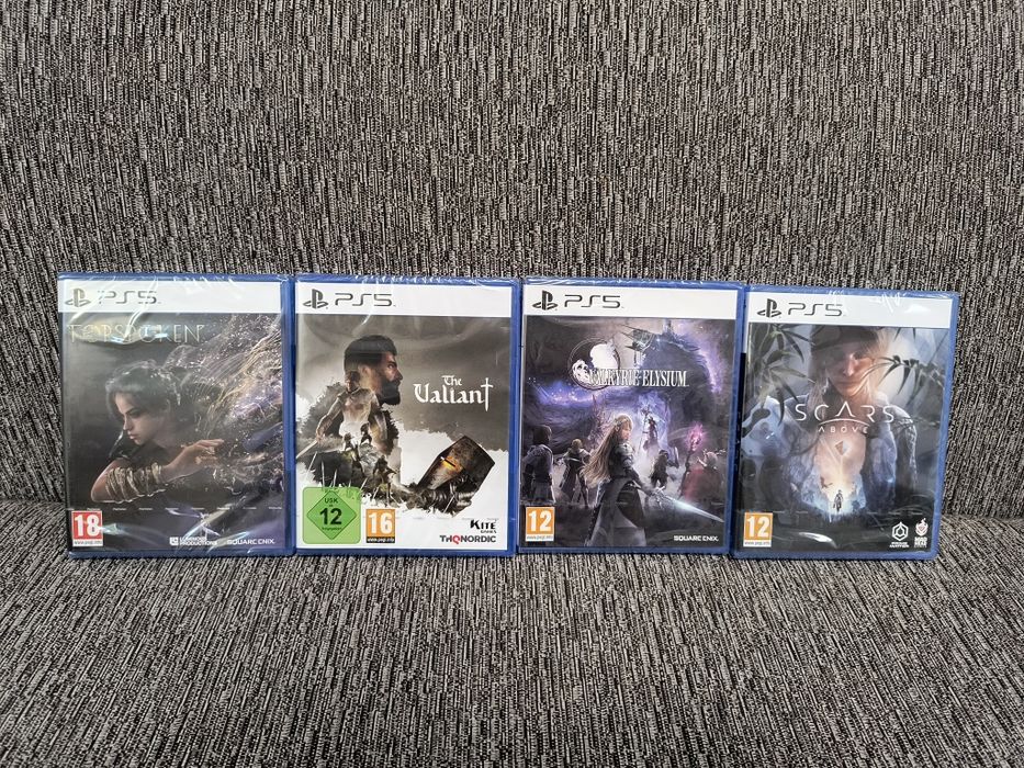 Forspoken , Scars Above, Valkyrie Elysium,The Vallant PS5
