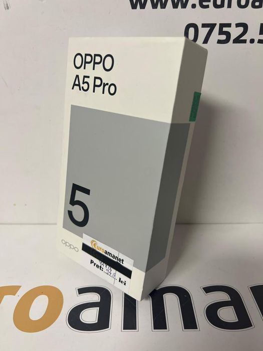 Telefon mobil OPPO A5 Pro, 8GB RAM, 256GB -T-